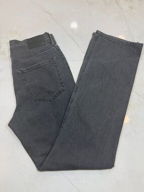 Aeropostale Women's Straight Jeans in Charcoal